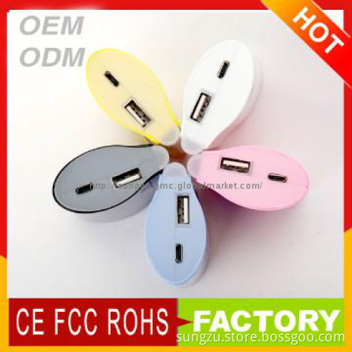 Charger for samsung s3/note portable power bank 5200mah mobile charger